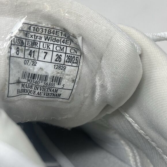 Brooks Addiction Walker 2 Mens 8 4E Extra Wide White Leather Walking Sneakers - Picture 13 of 16